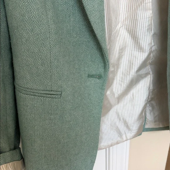 J. Crew Mint Green Blazer - Picture 4 of 6